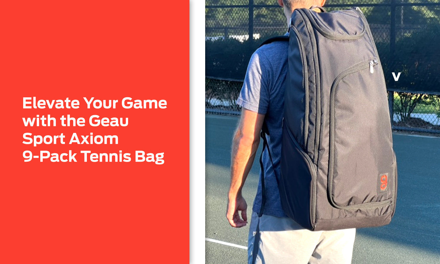 Elevate Your Game with the Geau Sport Axiom 9-Pack Tennis Bag