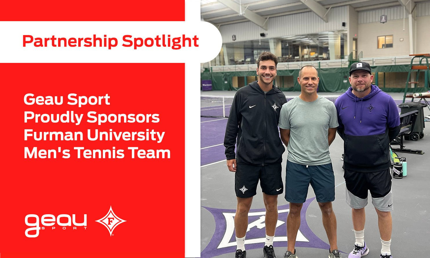 Geau Sport Proudly Sponsors Furman University Men's Tennis Team - Geau Sport