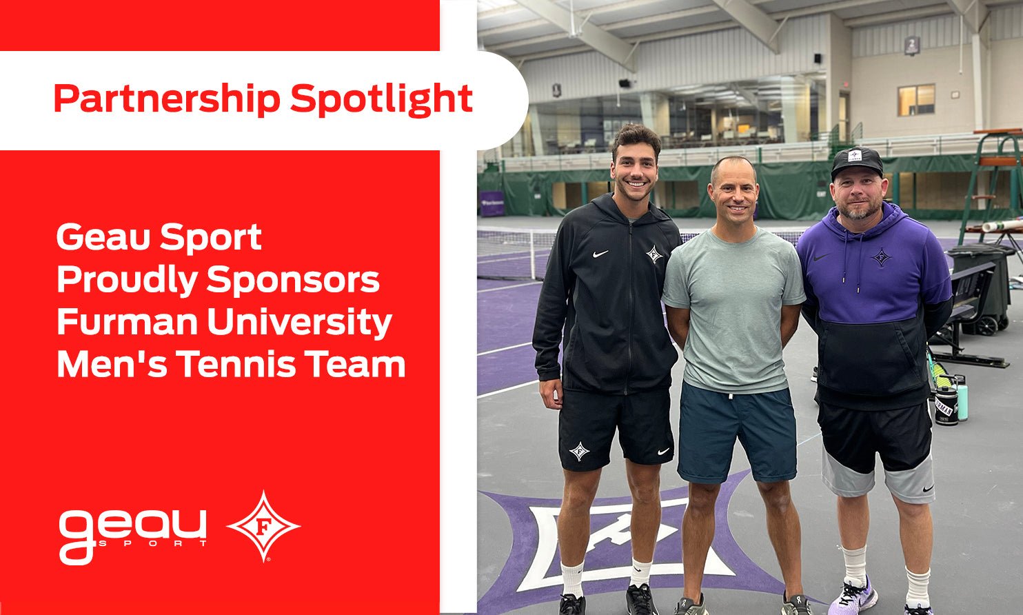 Geau Sport Proudly Sponsors Furman University Men's Tennis Team - Geau Sport