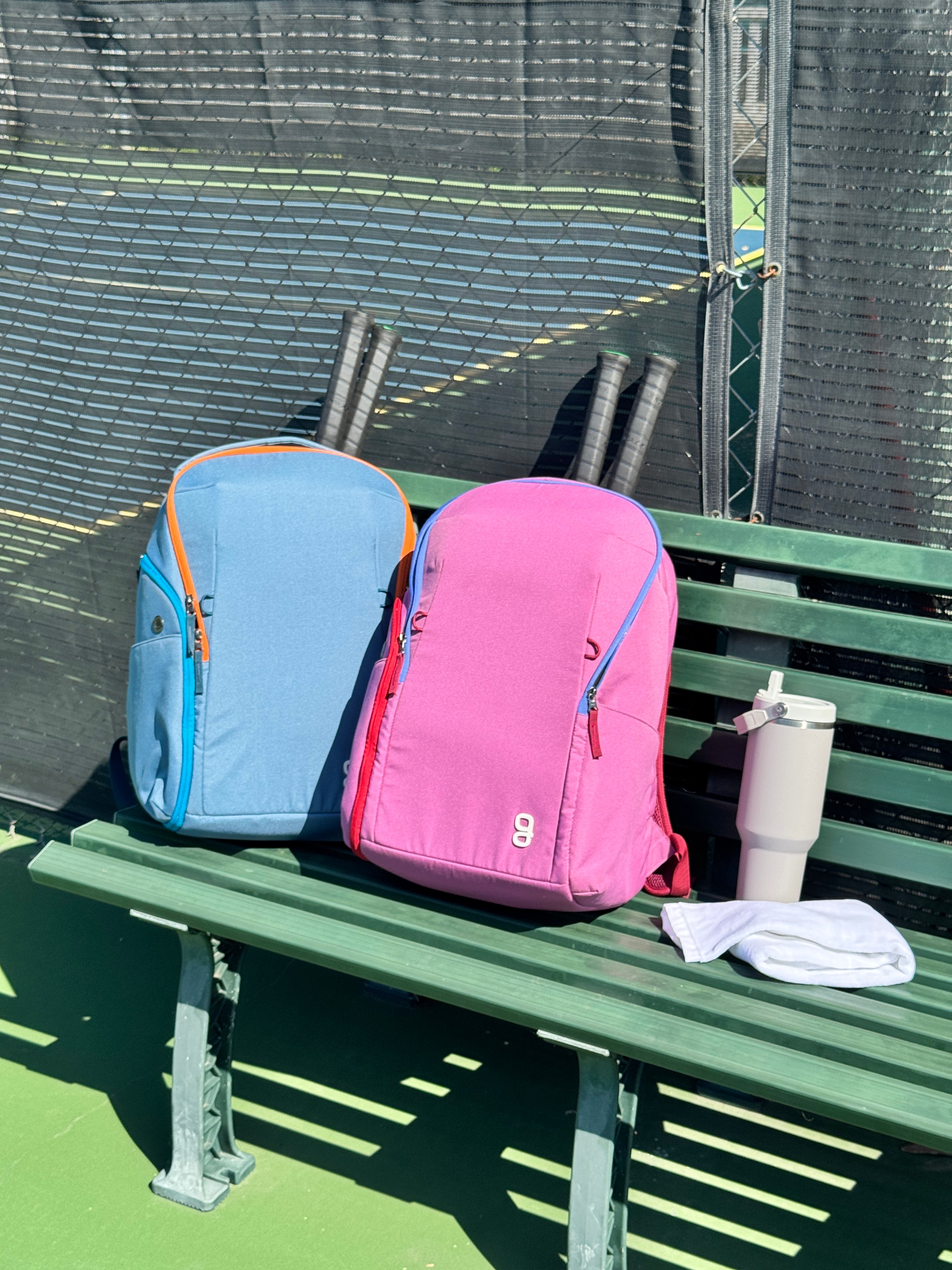 Geau_Sport_-_two_verve_tennis_backpack_in_a_bench.jpg