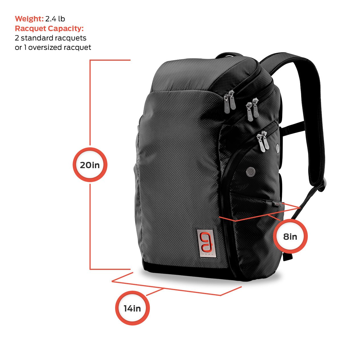 Axiom Pickleball Backpack 2.0 - Stylish and Functional Axiom Pickleball Backpack 2.0 - Stylish and Functional