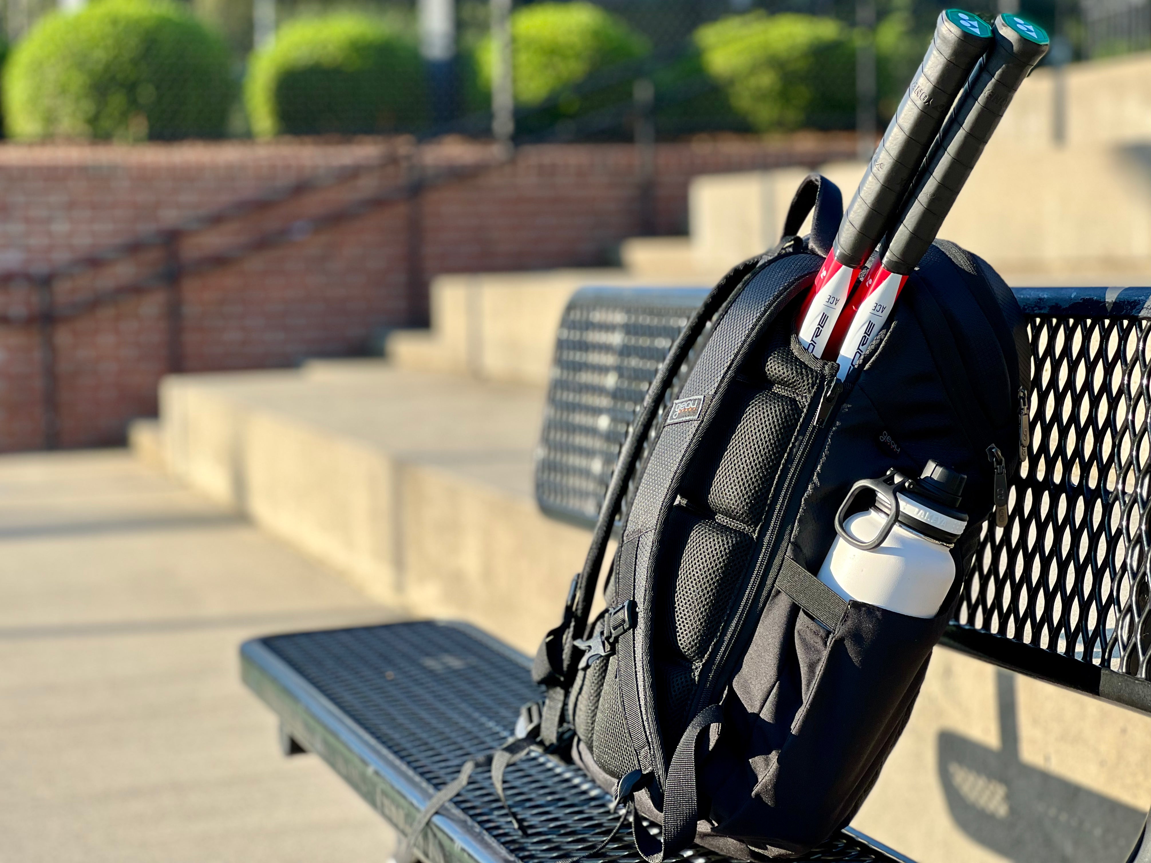 Geau Sport Axiom Backpack 2.0 Geau Sport 9 racket bag axiom bag black tennis bag black tennis racket bag durable tennis racket bag geau sport tennis bag tennis racket bag